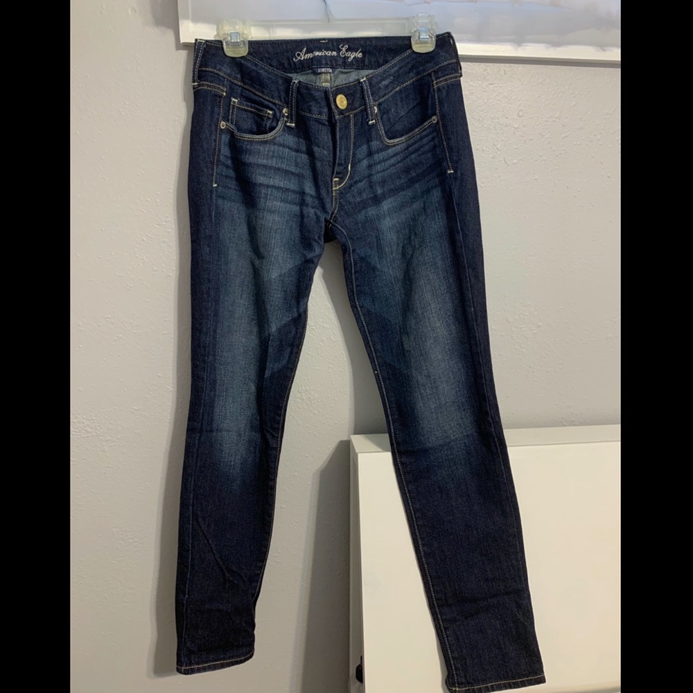 American Eagle Skinny Jeans Dark Wash Size 4